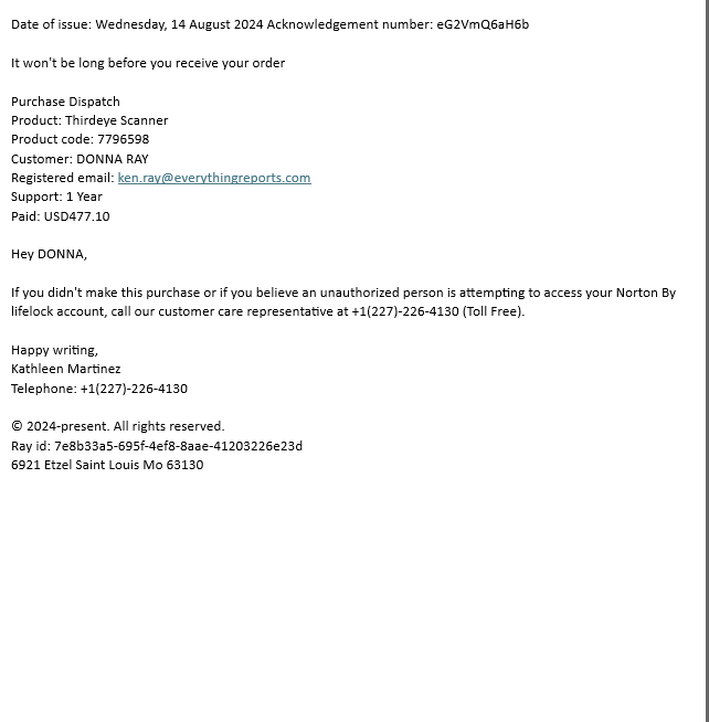 Scam Image