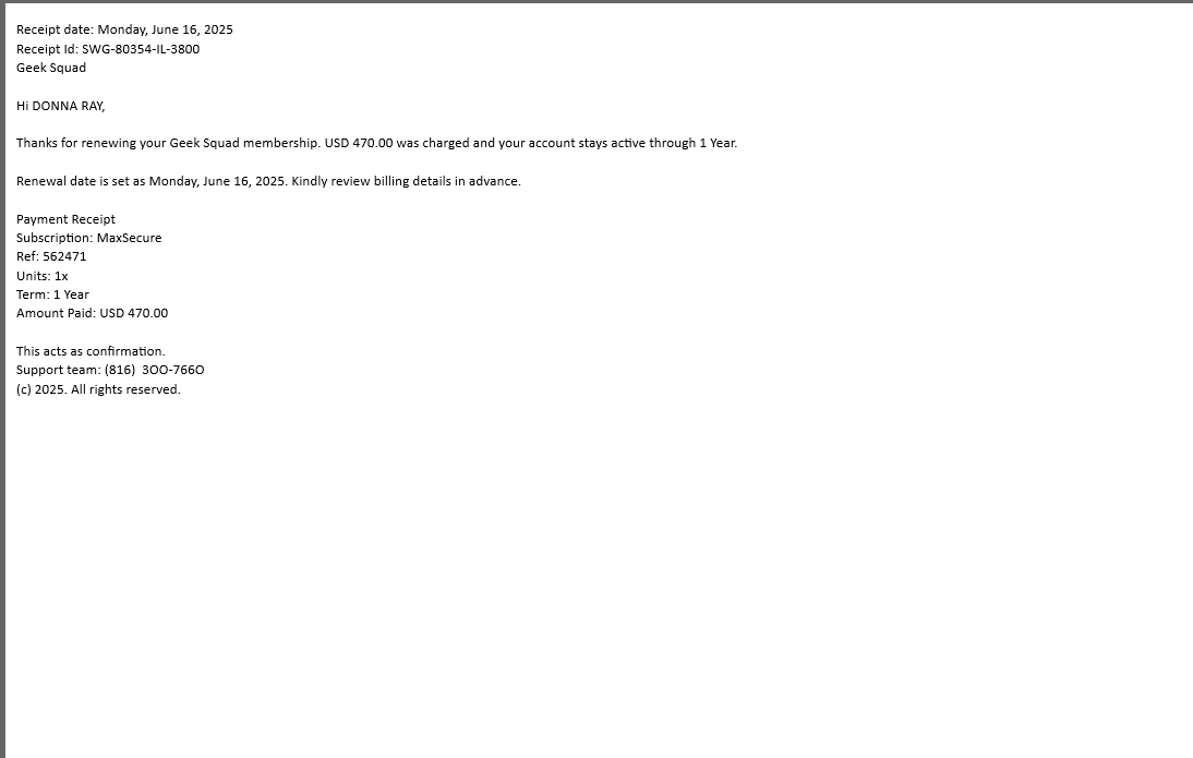 Scam Image