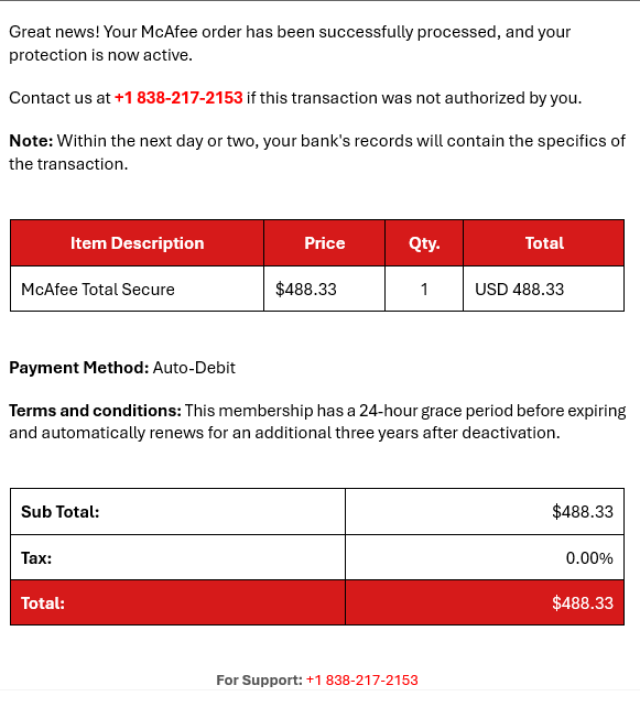 Scam Image