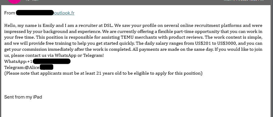Scam Image